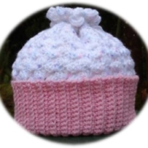Crochet Baby Cupcake Cap