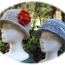 Crochet Openwork Cloche Hats