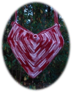 Crochet Have A Heart Bag