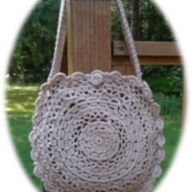 Crochet Round Doily Bag