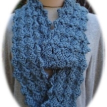 Crochet Tender Touch Infinity Scarf