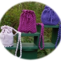 Crochet Elegant Little Victorian Bags