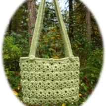 Crochet Uptown Tote Bag