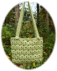 Crochet Uptown Tote Bag