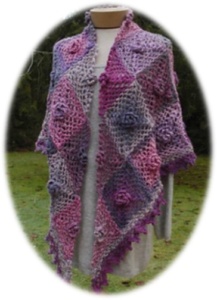 Crochet Victorian Rose Shawl