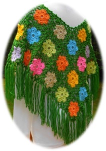 Crochet Wild Flower Poncho