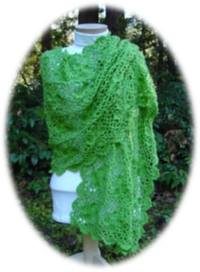 Crochet Dogwood Flower Motif Wrap