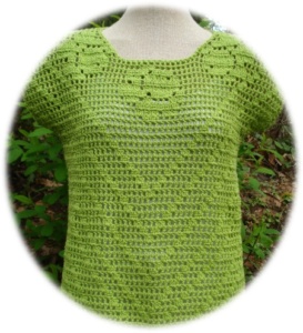 Crochet Filet Crochet T-Shirt