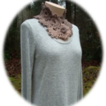 Crochet Queen Anne's Lace Scarf and Neck Warmer