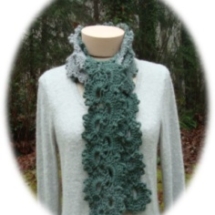 Crochet Queen Anne's Lace Scarf and Neck Warmer